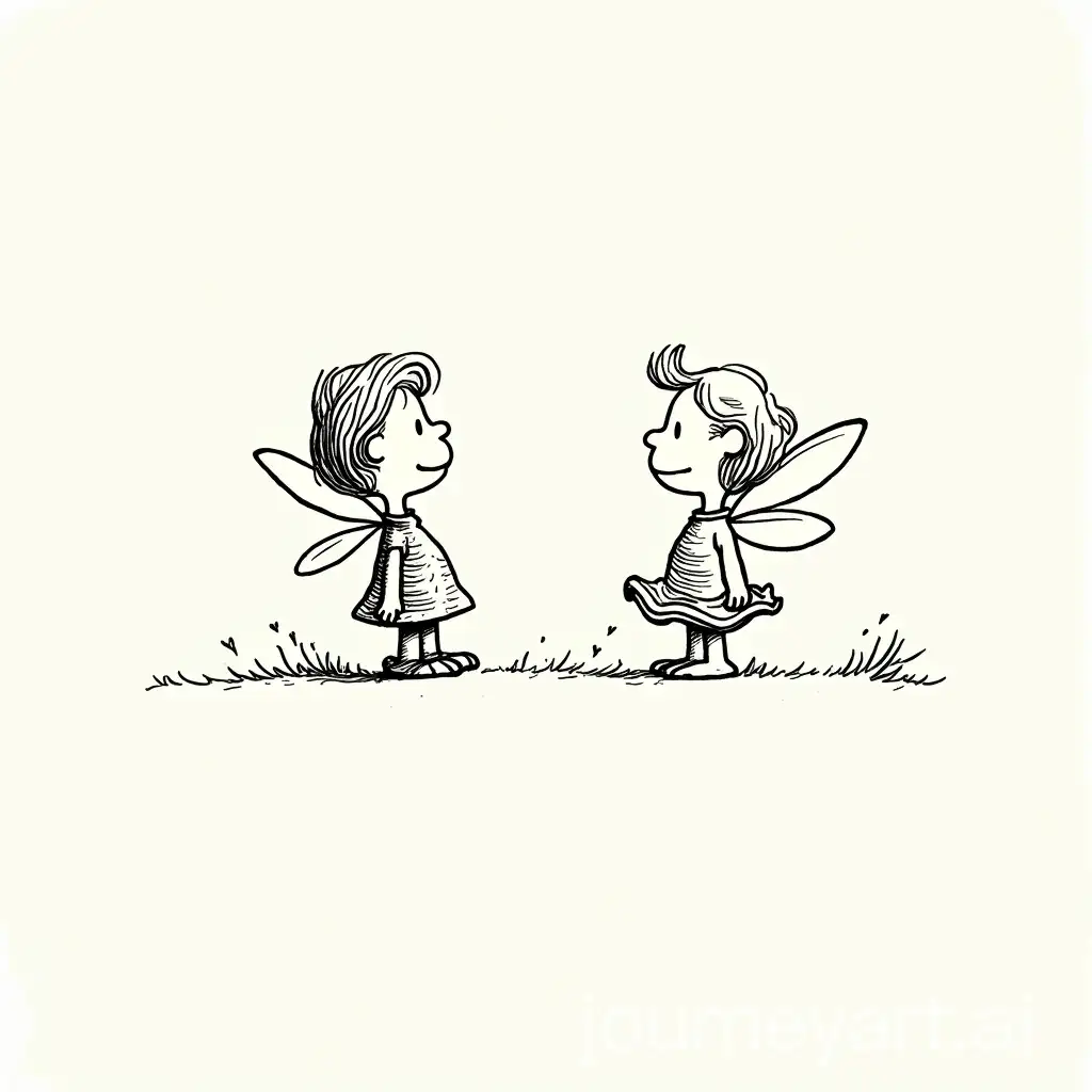 Charming-Fairies-in-Peanuts-Style-Cartoon