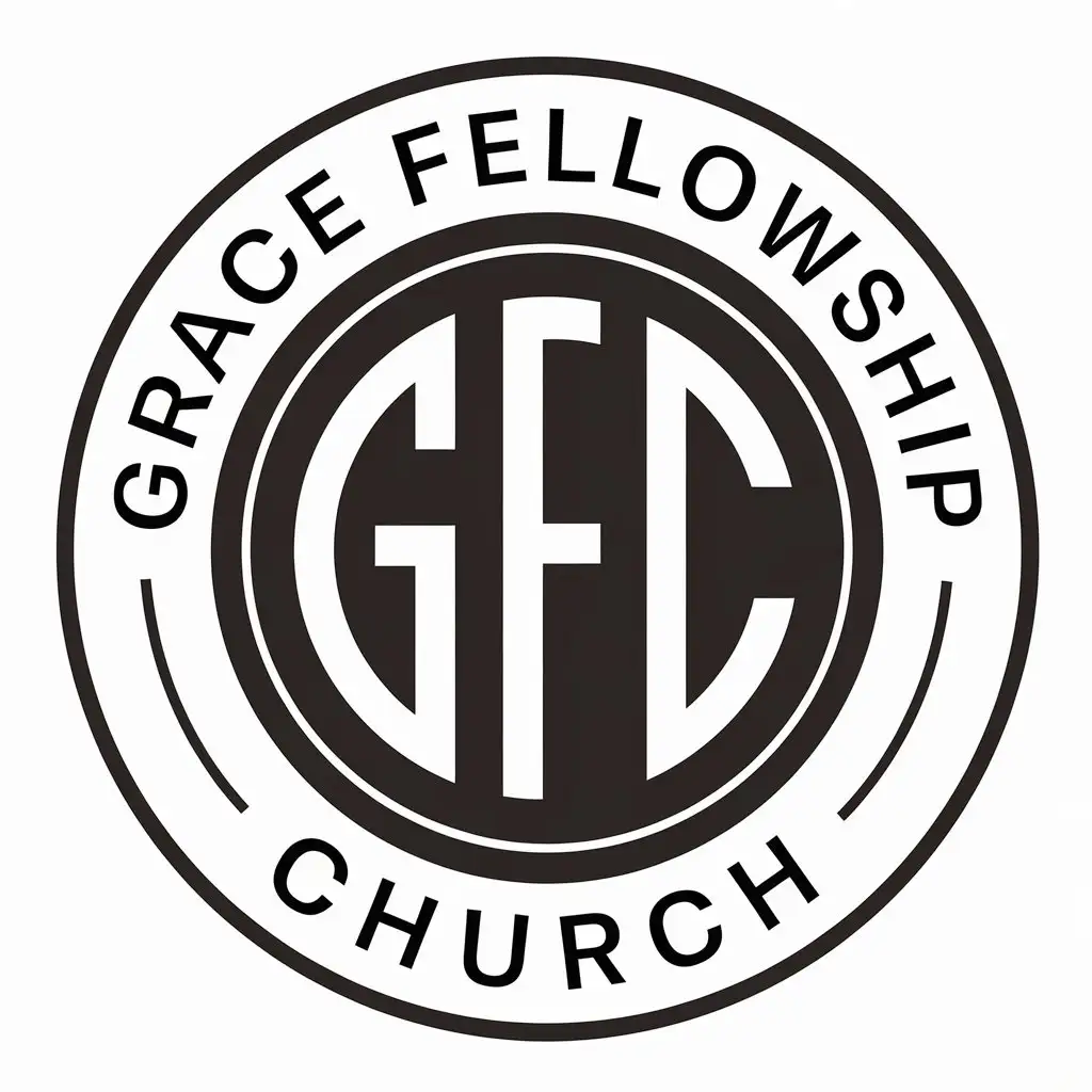 LOGO Design for Grace Fellowship Church Modern GFC Abbreviation for Religious Industry