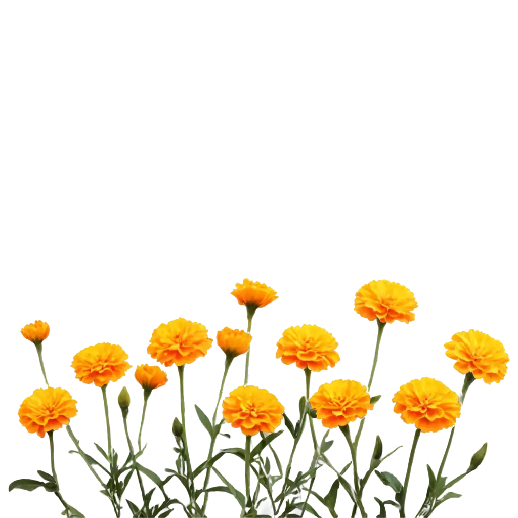 HighQuality-Marigold-Flower-PNG-Image-for-Diverse-Uses