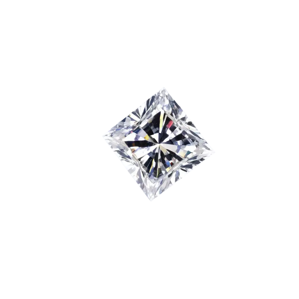 HighQuality-PNG-Image-of-Princess-Cut-Shape-Diamond-for-Jewelry-Enthusiasts