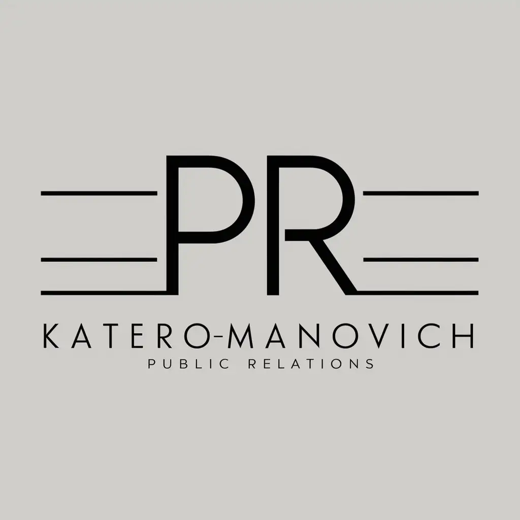 LOGO-Design-for-KATEROMANOVICH-Minimalistic-PR-Symbol-for-Others-Industry