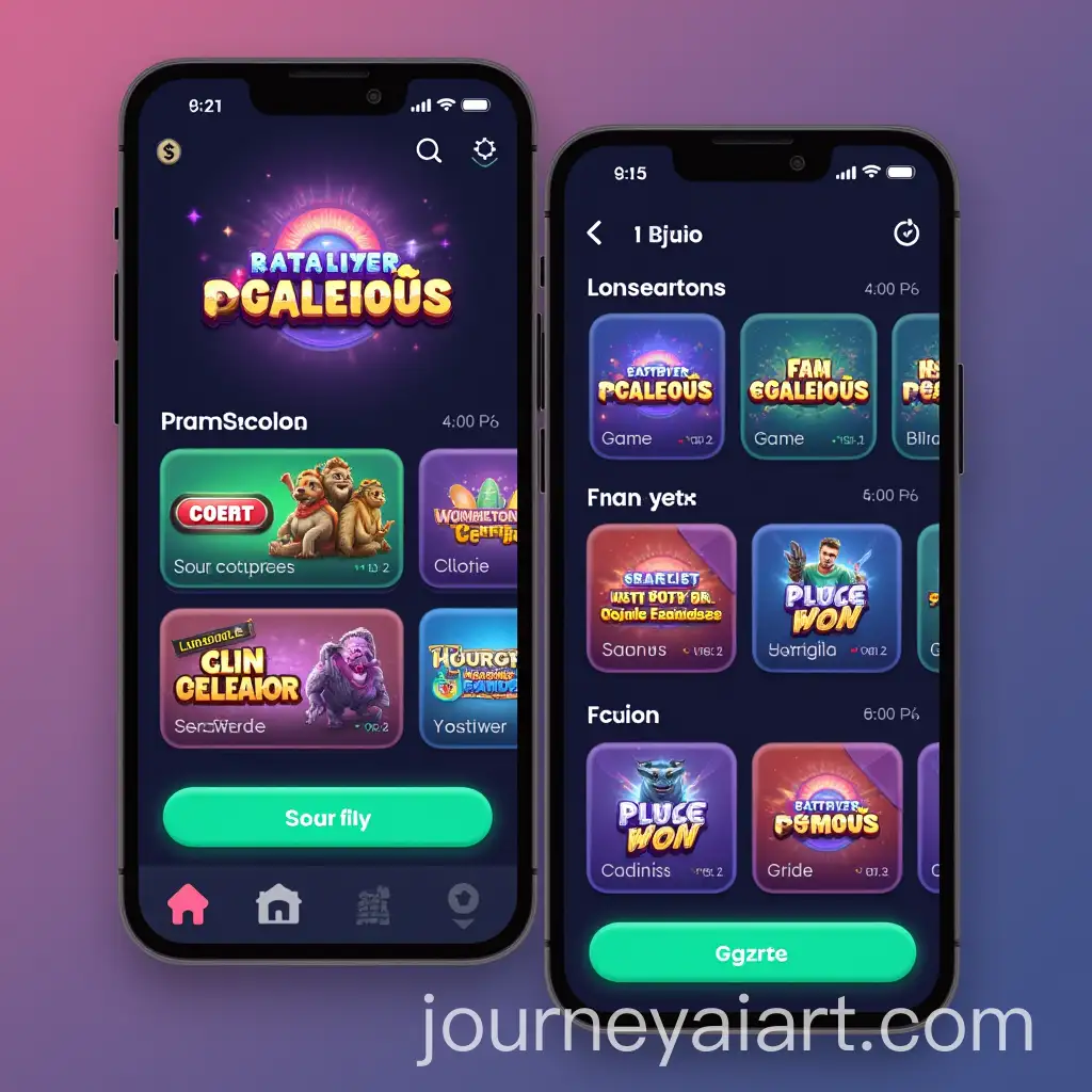 Mobile-Betting-App-Design-with-Four-Games-and-MoneyWinning-Features