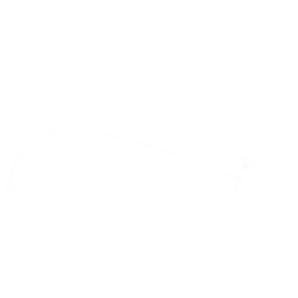 Concave-Arrow-Moving-from-Left-to-Right-PNG-Image-4-Inches-White-Color