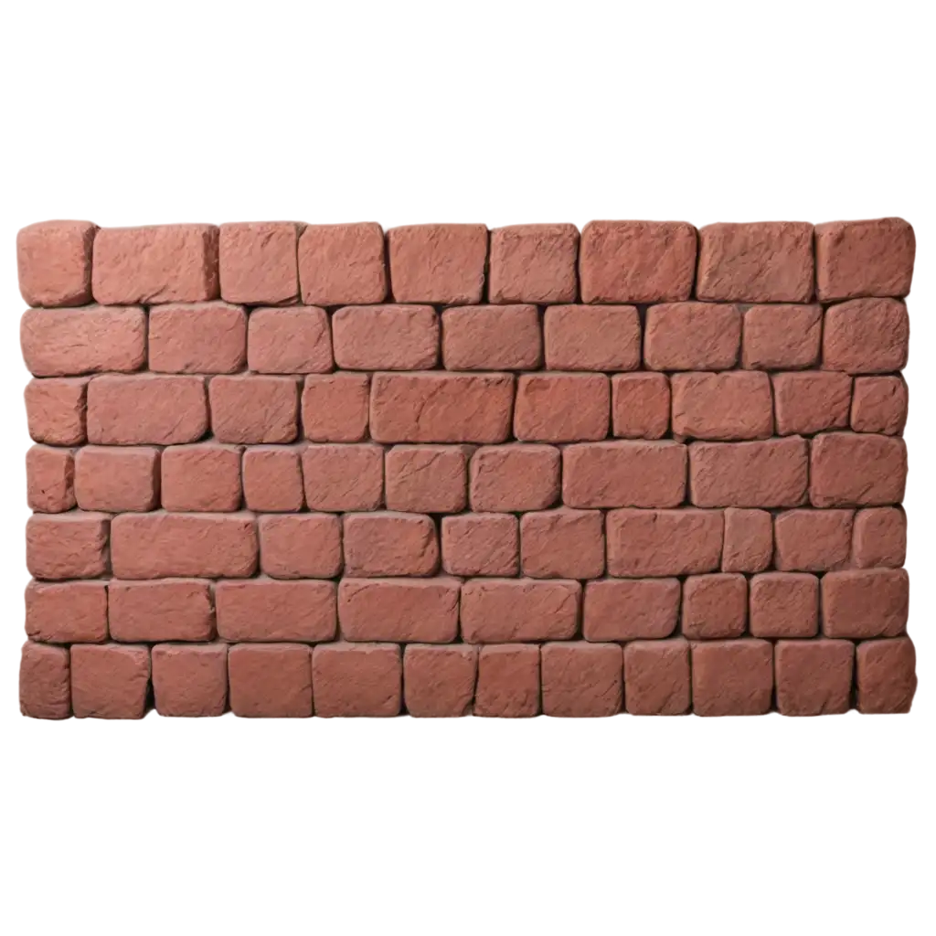 Traditional-Wall-with-Red-Stone-PNG-HighQuality-Image-for-Diverse-Uses