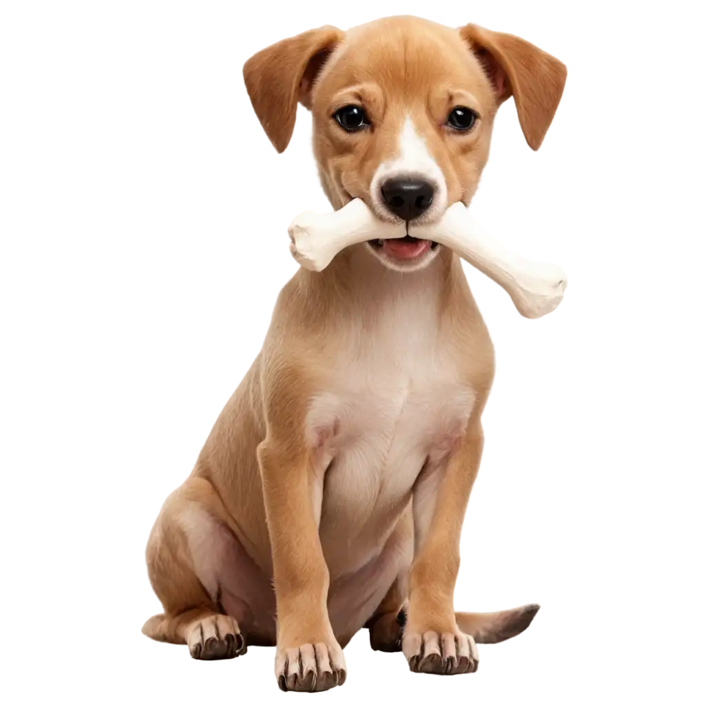 Realistic-PNG-Image-of-a-Dog-Sitting-with-a-Bone-Create-and-Optimize-for-SEO