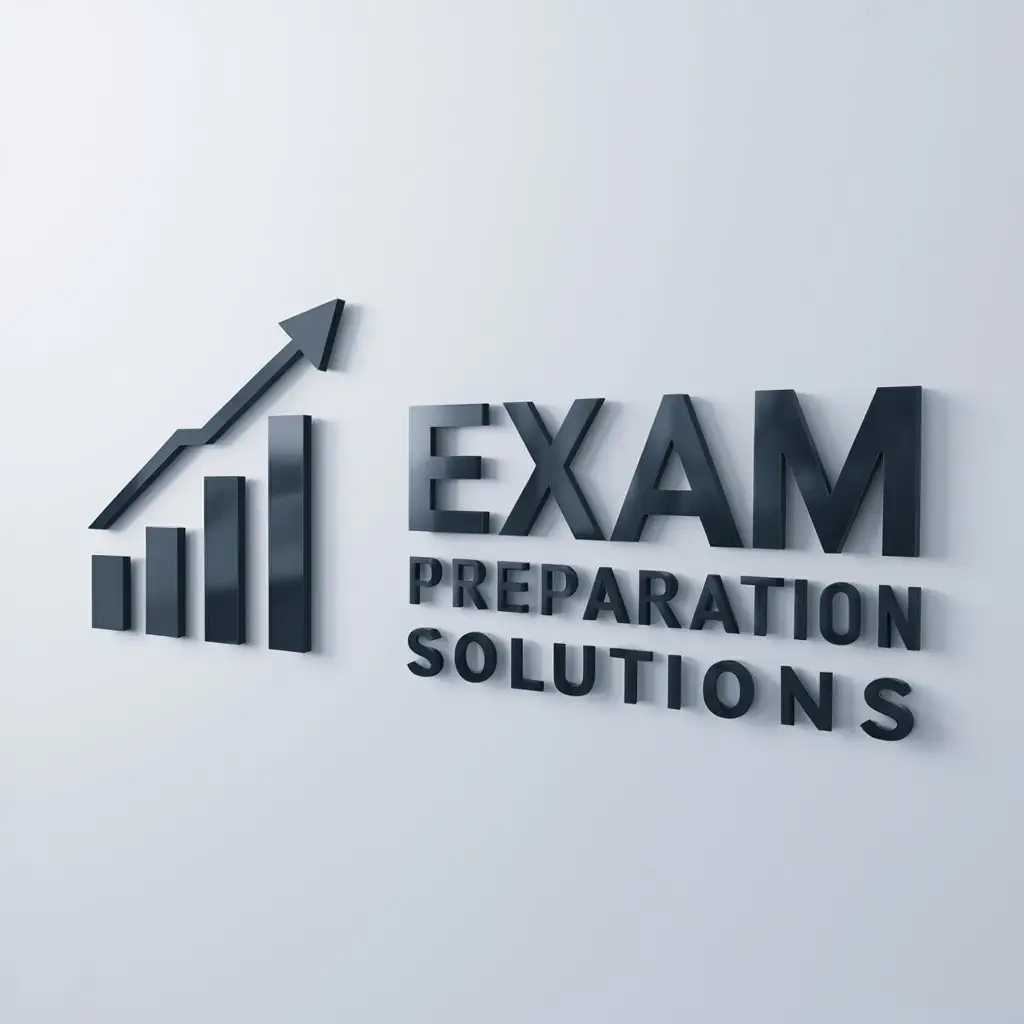 a logo design,with the text "Exam Preparation Solutions", main symbol:Exam Attempt,Moderate,be used in Education industry,clear background