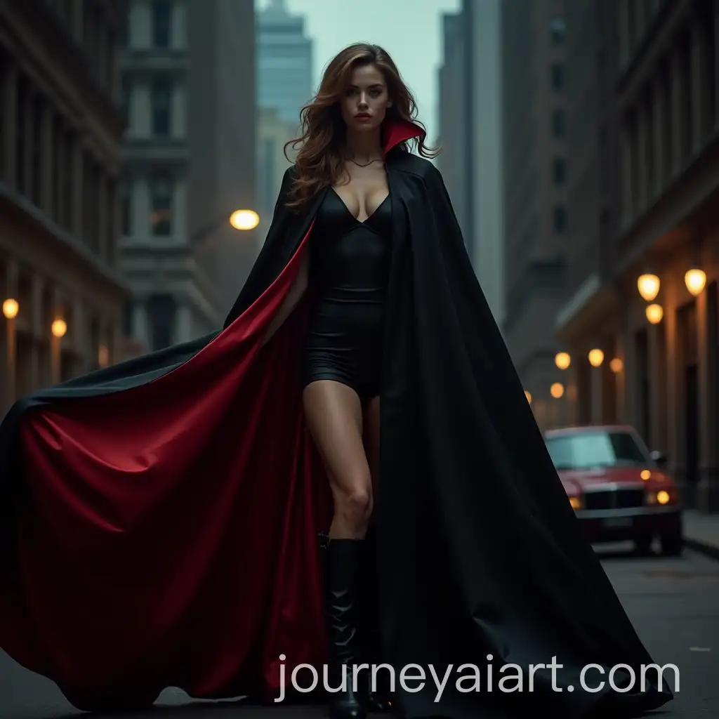 Confident-Vampire-Woman-in-Urban-Nightscape