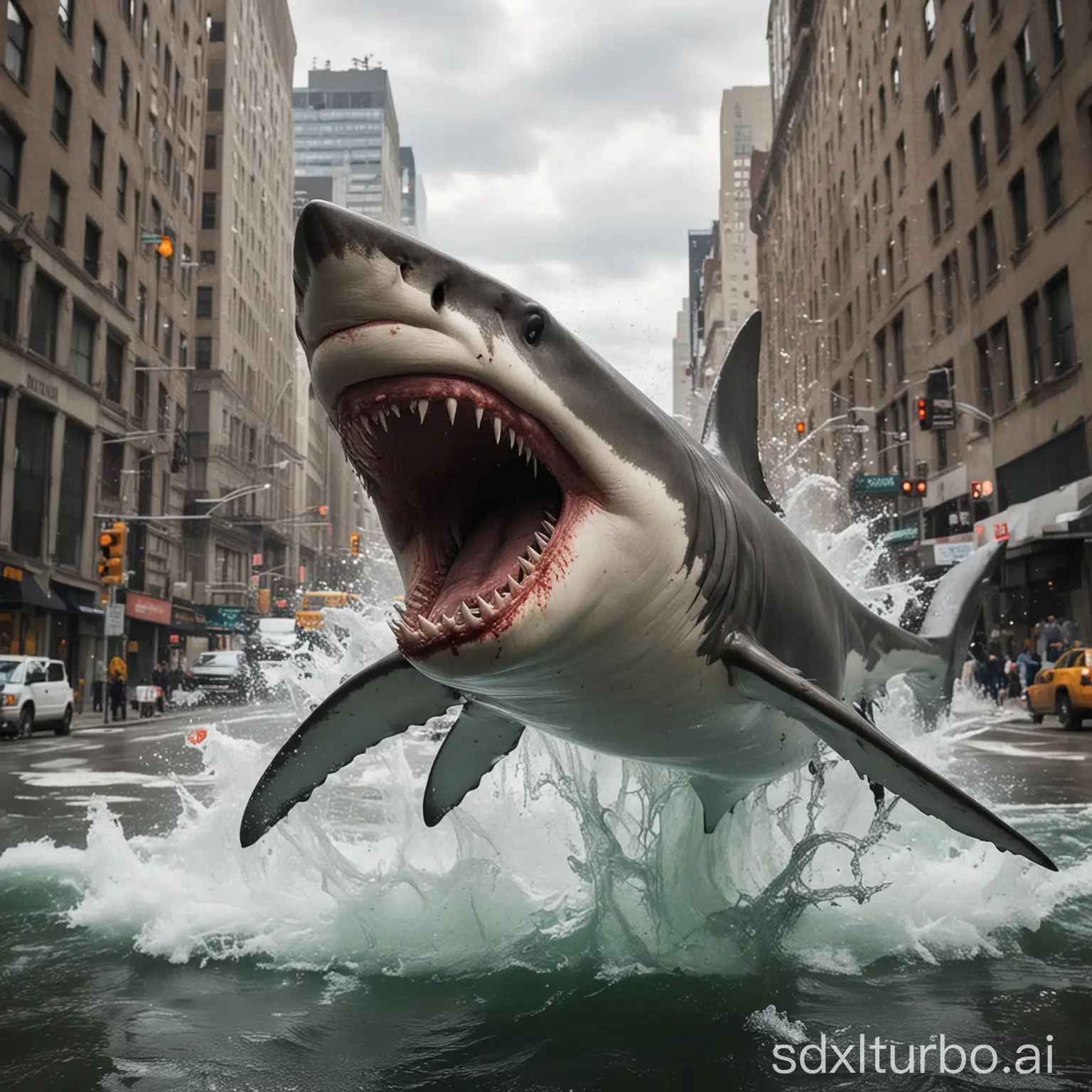 Aggressive-Shark-Rampages-Through-New-York-City