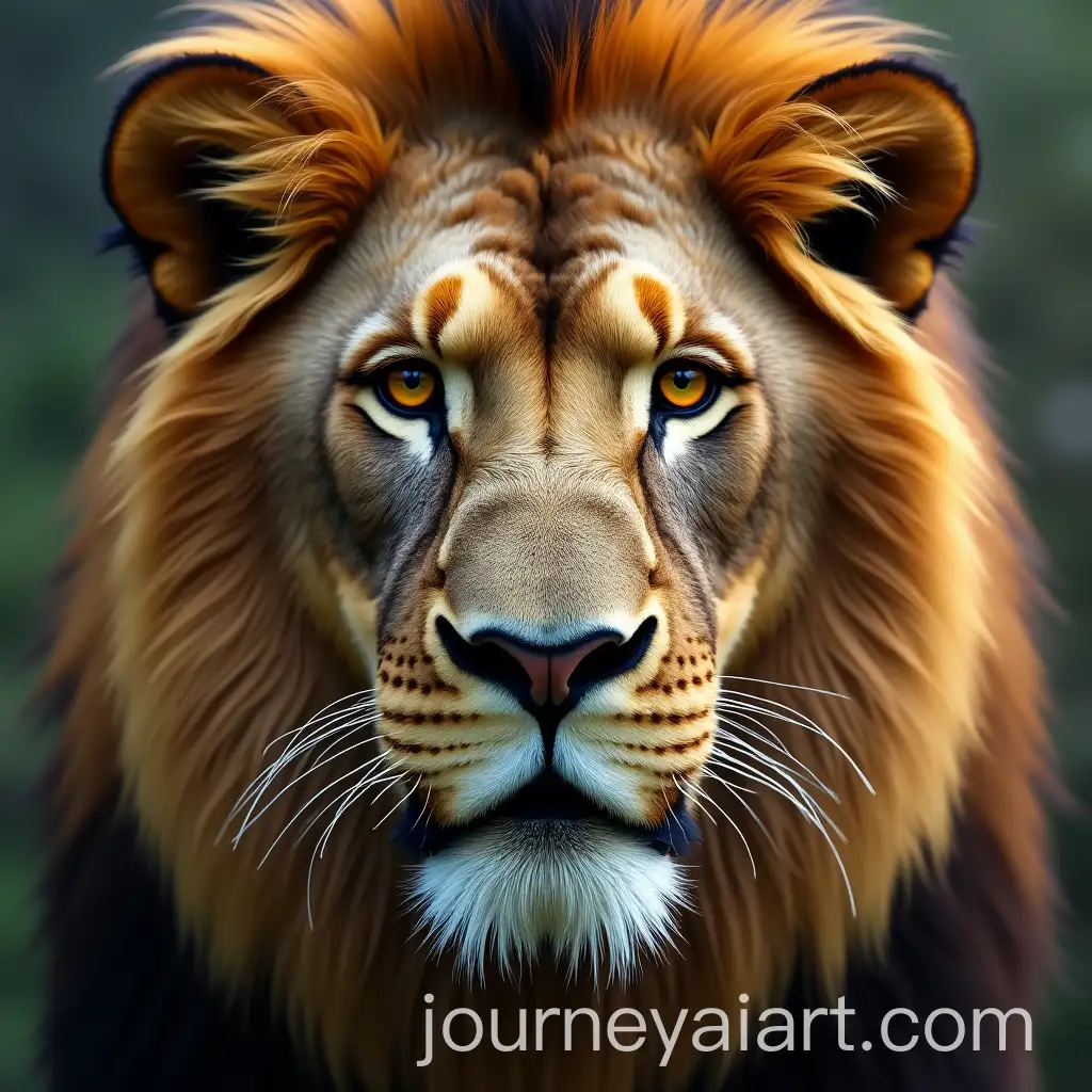 Humanized-Lion-Face-Transformation-Art