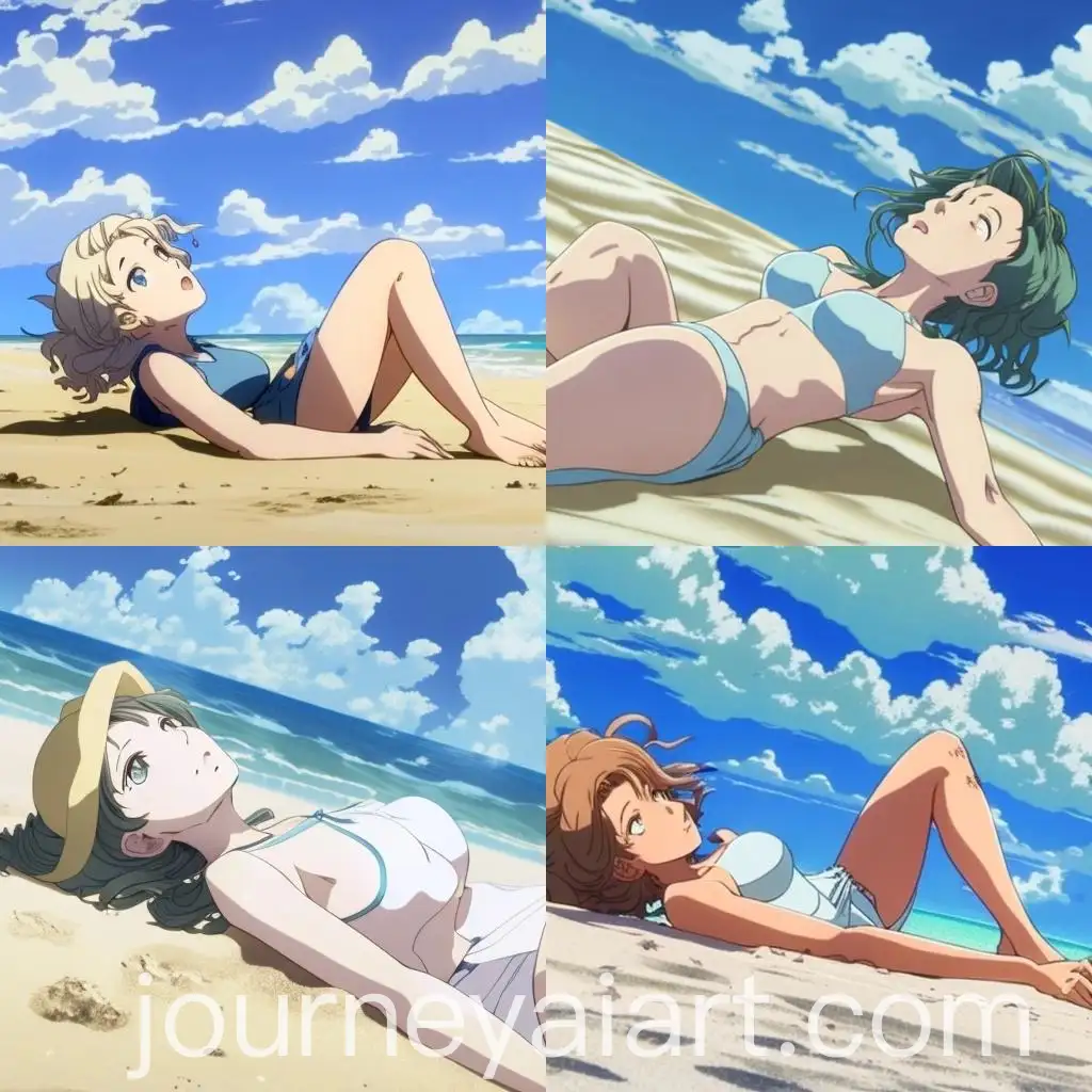Izayoi-Nonomi-Gentle-Giantess-Relaxing-on-Beach