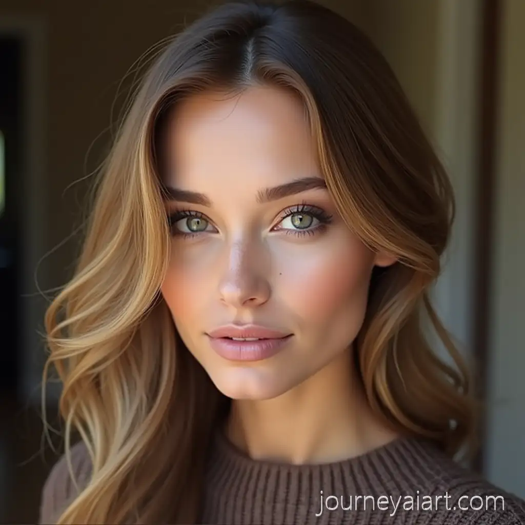 Beautiful-Woman-with-Stunning-Curves-and-ElegantBeautiful-woman-with-makeup-Makeup-in-a-Forest-Setting