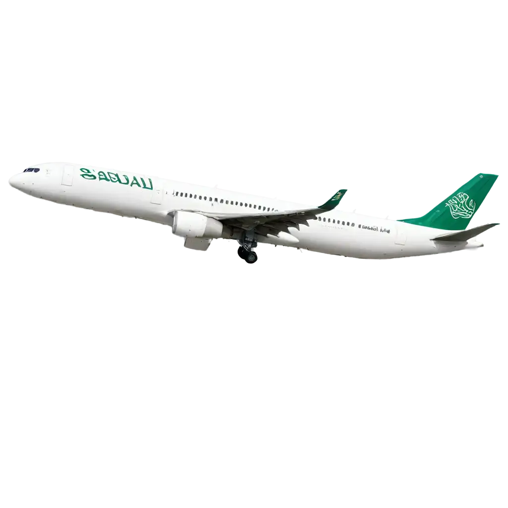 HighQuality-Saudi-Airline-Plane-PNG-Image-for-Versatile-Use