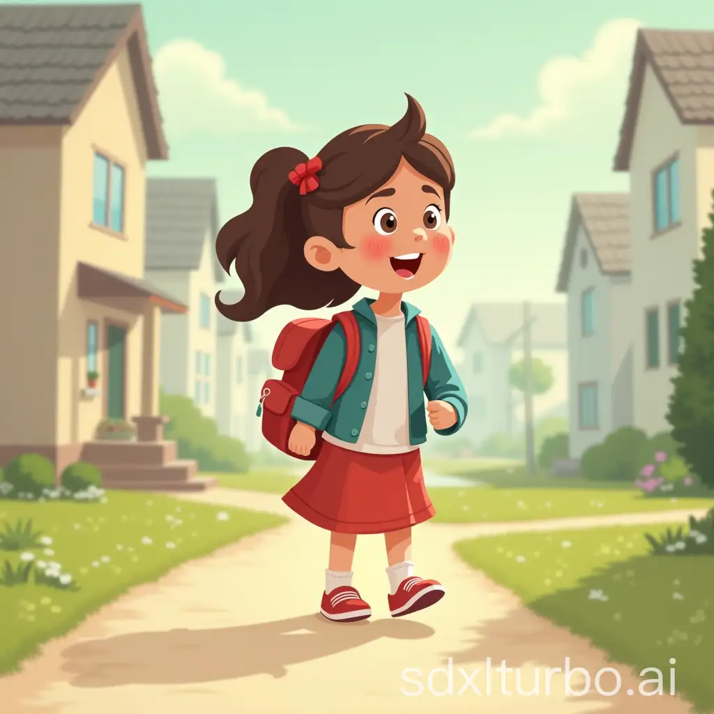 Animated-Image-Little-Girl-with-Backpack-Going-to-School