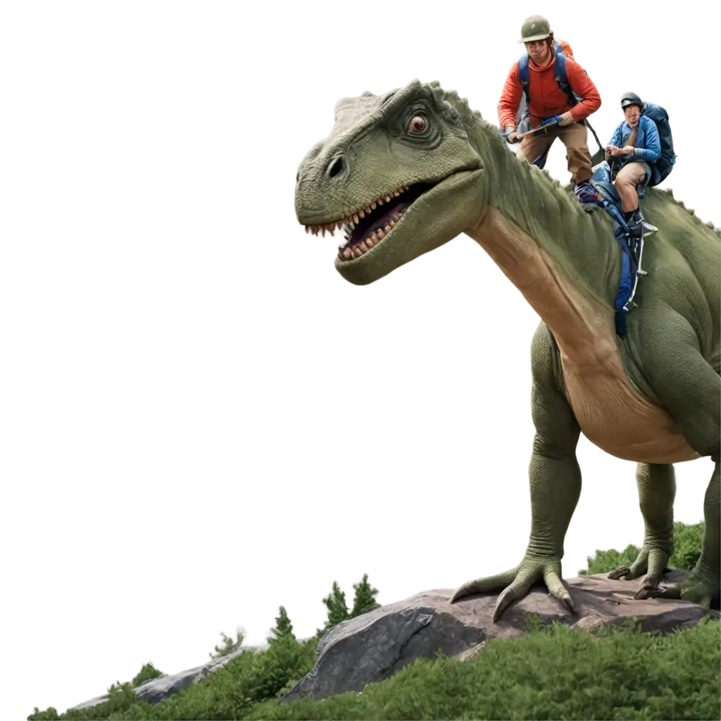 Dinosaurs-with-Mountain-Climbing-Equipment-PNG-Image-Perfect-for-Adventure-and-Exploration-Themes