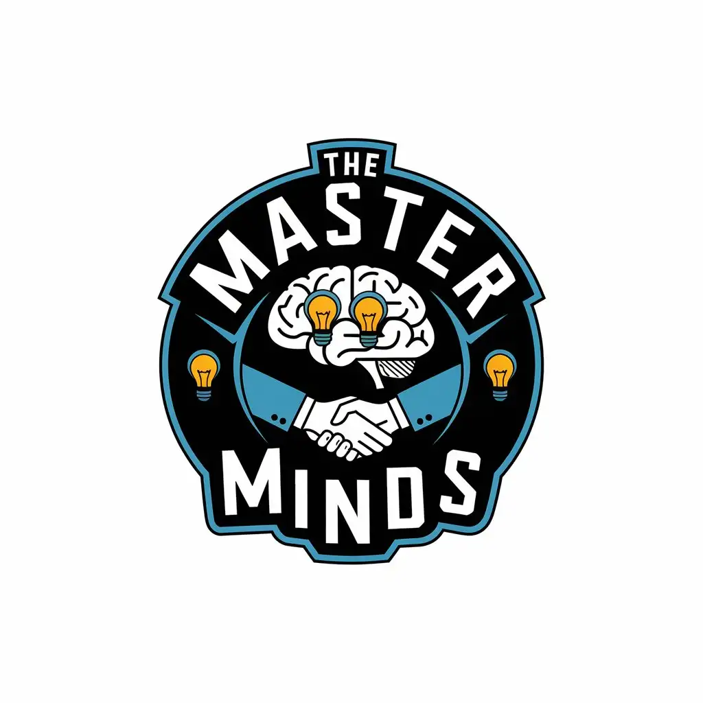 LOGO Design for The Master Minds Vector Style with Clear Background and Moderate Symbolism