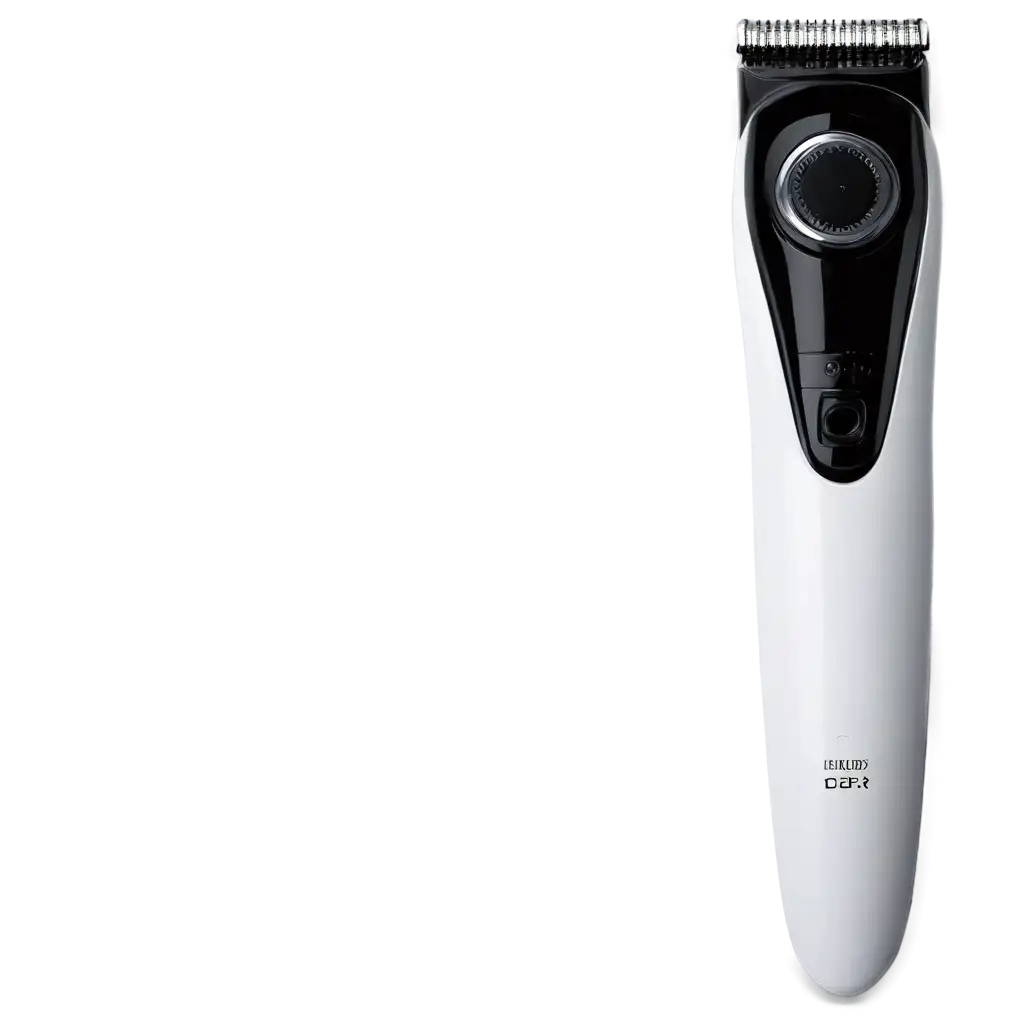 HighQuality-PNG-Image-of-a-White-Beard-Trimmer-for-Versatile-Usage