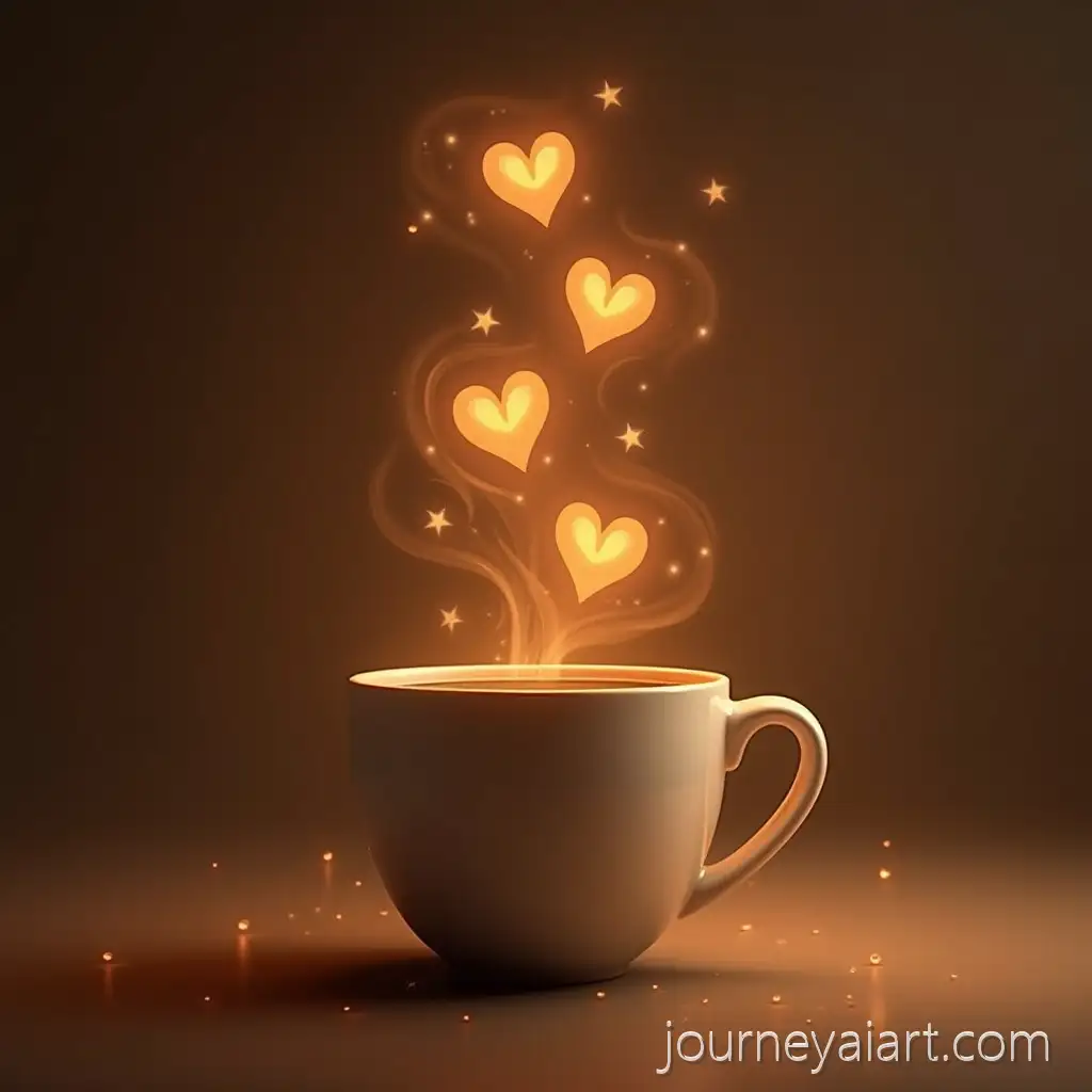 Warm-Coffee-Mug-with-Steam-Shaped-Like-Hearts-and-Stars