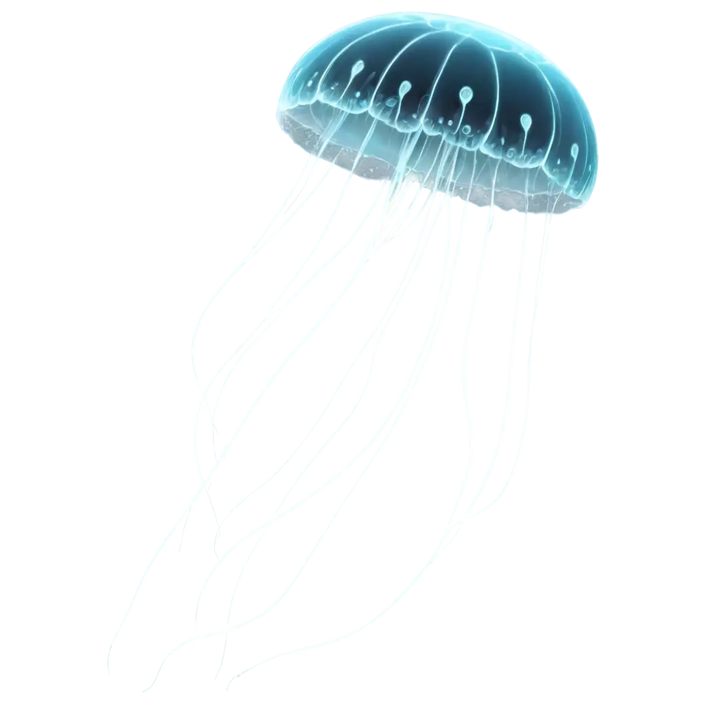 HighQuality-Luminous-Jellyfish-PNG-with-Bioluminescent-Details-for-Stunning-Visuals