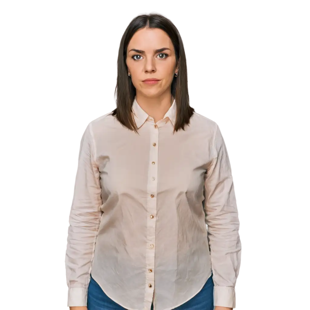 Professional-PNG-Portrait-of-a-40YearOld-American-Woman-with-a-Collared-Shirt