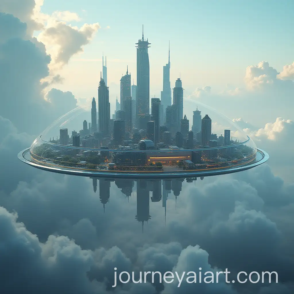 Futuristic-Cityscape-Under-a-Transparent-Dome