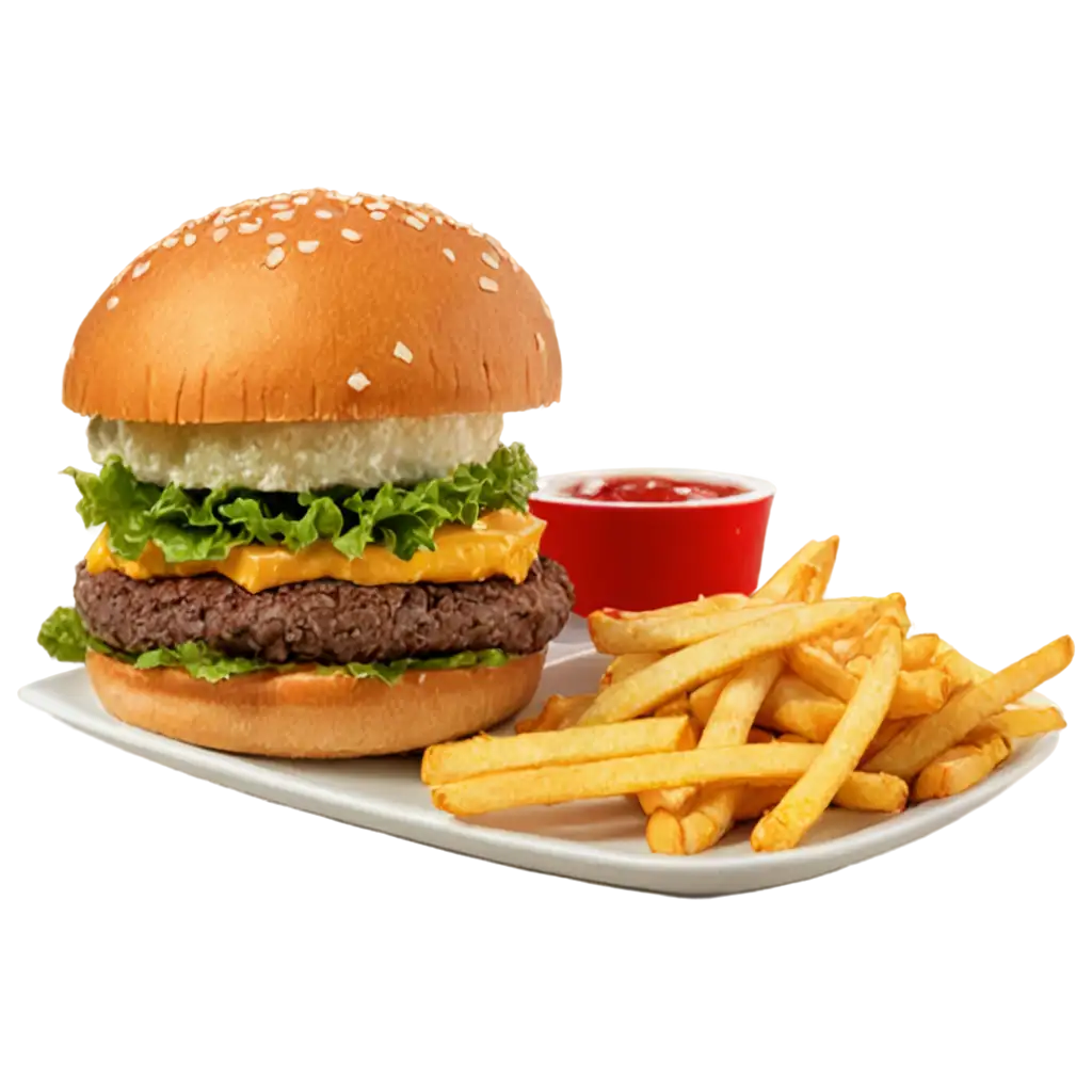 Delicious-Burger-and-Fries-PNG-Image-for-Appetizing-Visuals