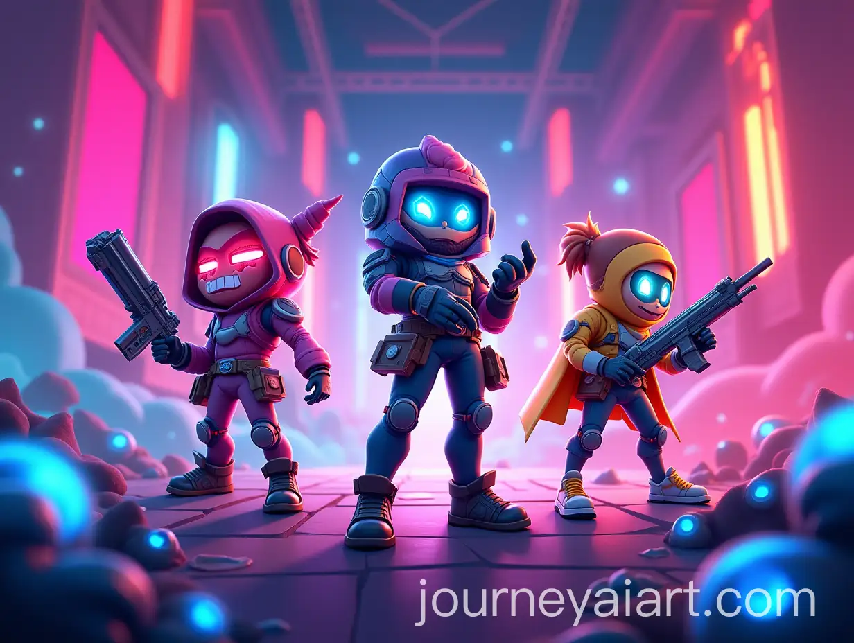 Vibrant-Mobile-Game-Thumbnail-for-MOAI-Image-Prompt-ExpansionCO-Featuring-Cyberpunk-Action-and-Futuristic-Elements