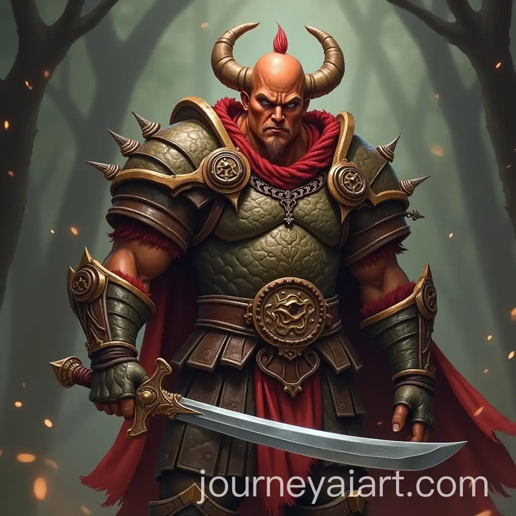 Fury-Warrior-with-Cuckoo-Clock-in-World-of-Warcraft-Style