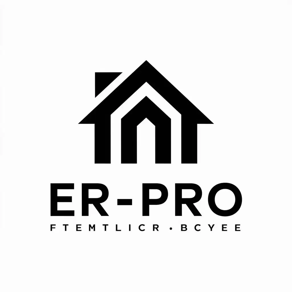 LOGO-Design-For-ERPRO-Haus-Symbol-with-a-Modern-and-Clear-Background