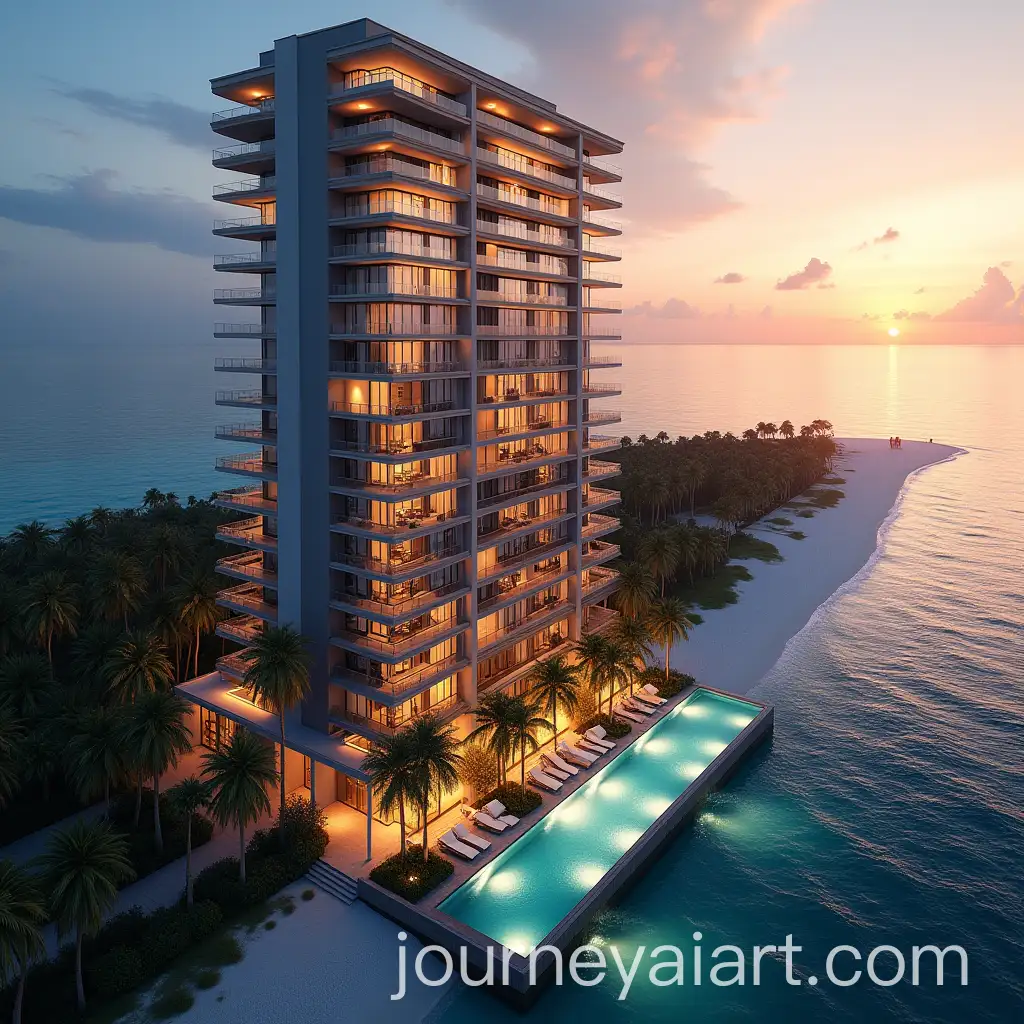 Luxury-40thFloor-Condo-with-Infinity-Pool-and-Beach-at-Golden-Hour