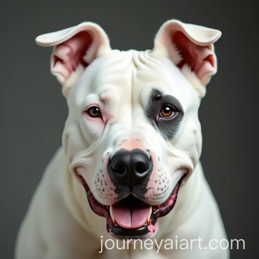 White-Bulldog-with-Black-Spot-on-Face-and-Ear