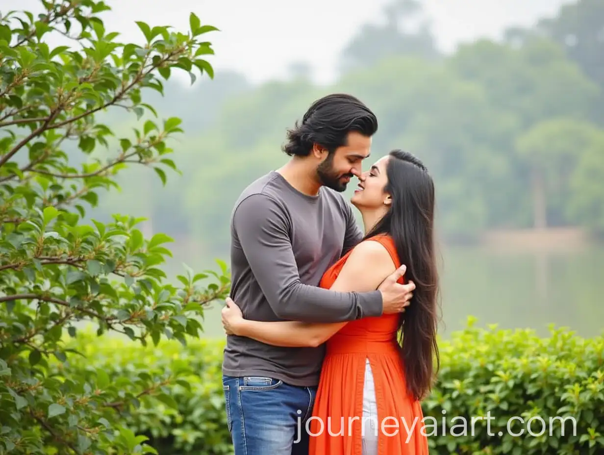 Romantic-Moment-Between-Ranbir-Kapoor-and-Katrina-Kaif-in-Nature