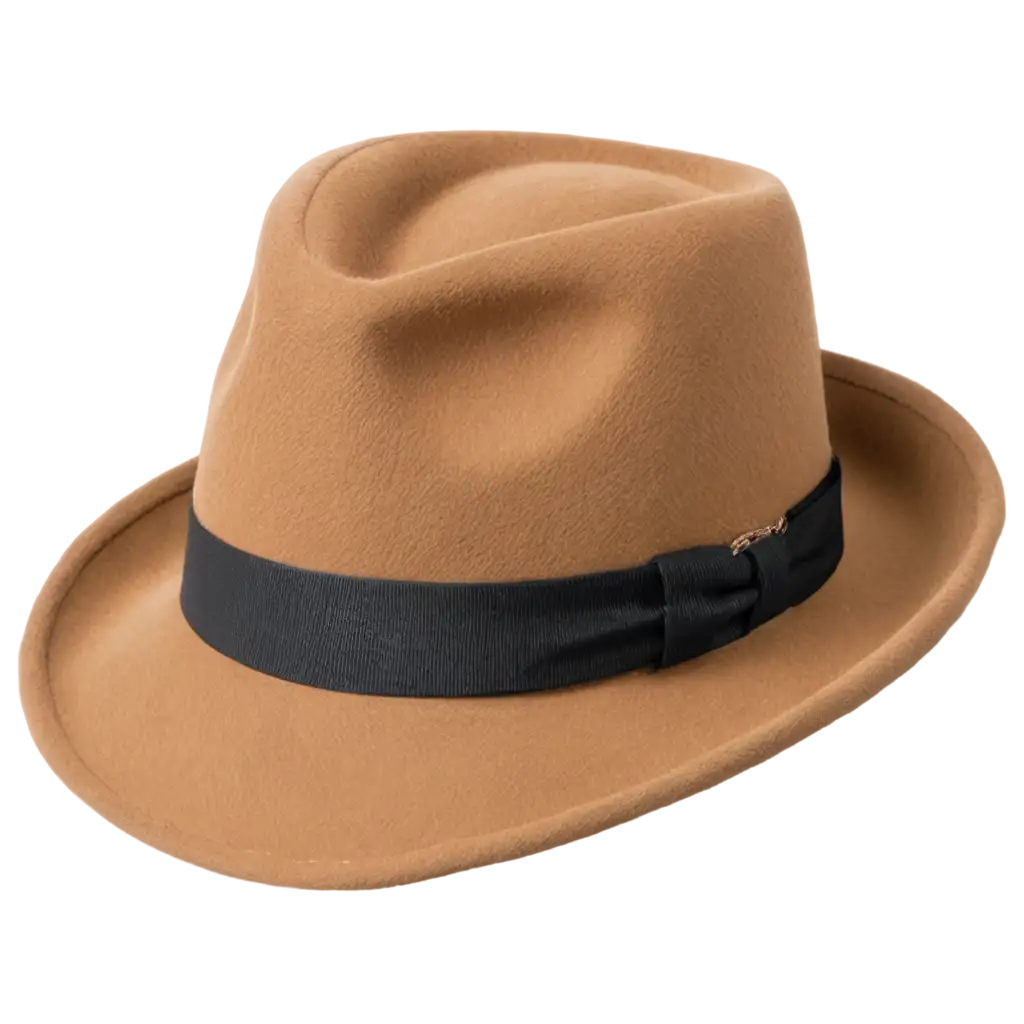 Premium-Fedora-Hat-PNG-Image-Classic-Design-with-Structured-Crown-Grosgrain-Ribbon-and-Elegant-Color-Palette