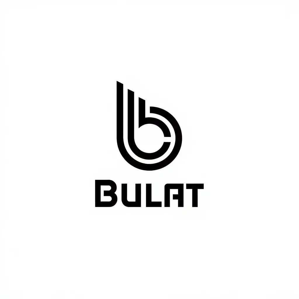 LOGO-Design-For-Bulat-Minimalistic-B-Symbol-for-Internet-Industry