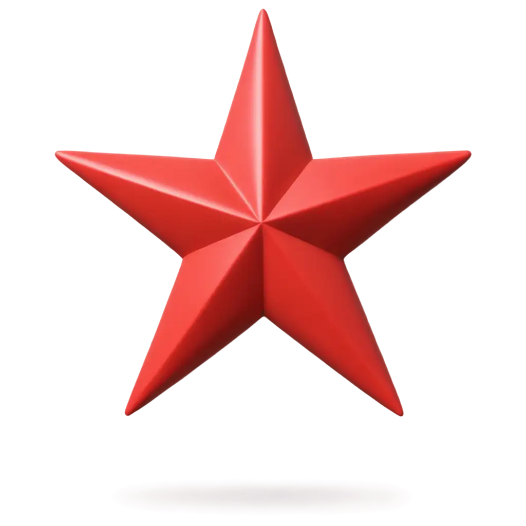 3D-Red-Star-PNG-Image-HighQuality-Visual-for-Versatile-Use