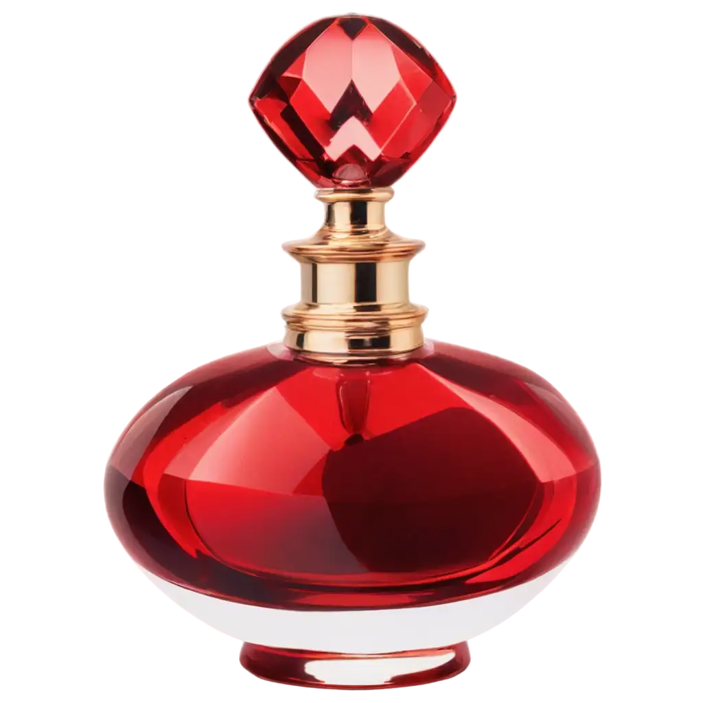 Elegant-Red-Colour-Perfume-Bottle-PNG-for-Stunning-Visual-Appeal