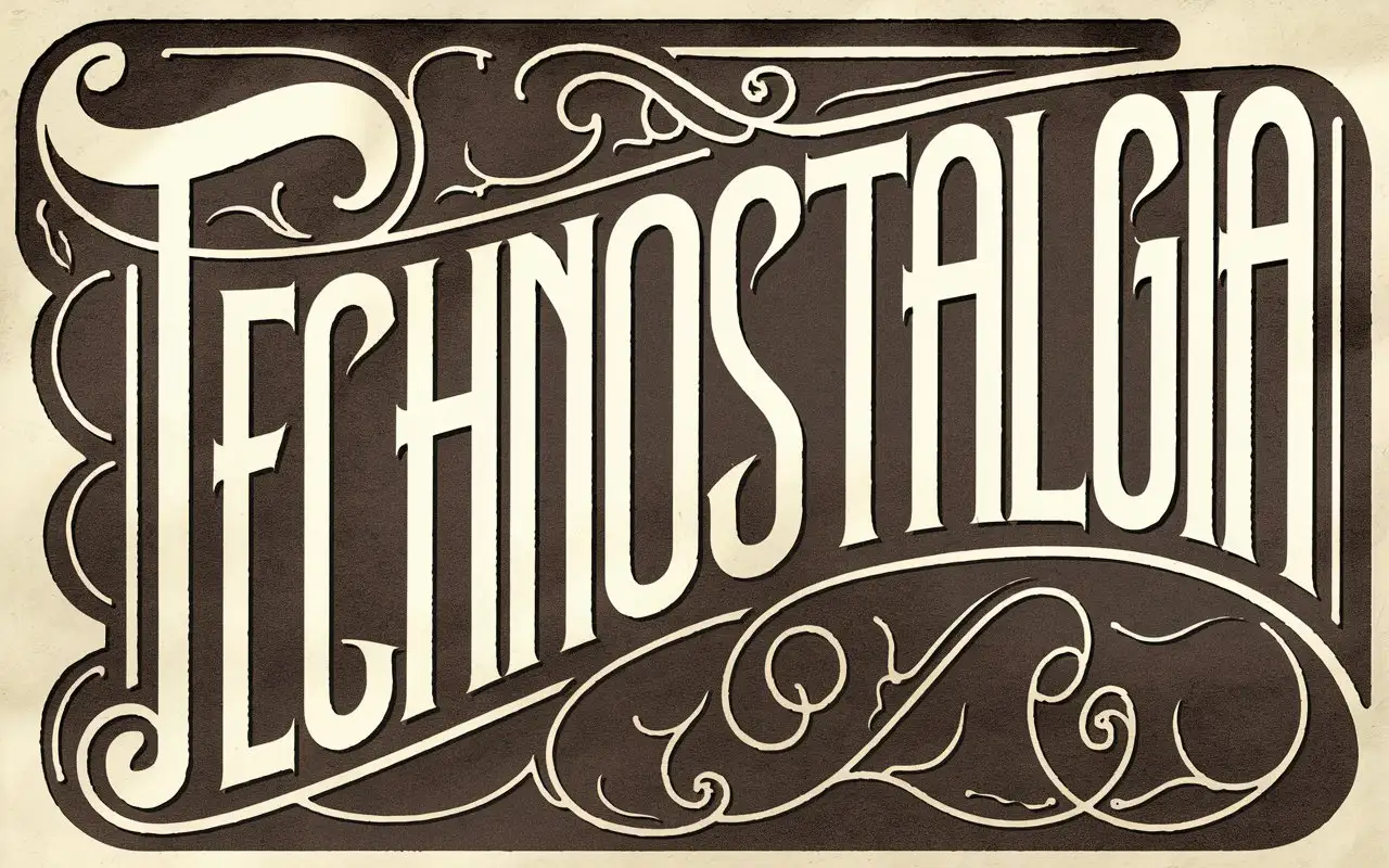 Authentic-HandDrawn-Art-Nouveau-Typeface-with-TECHNOSTALGIA-Design