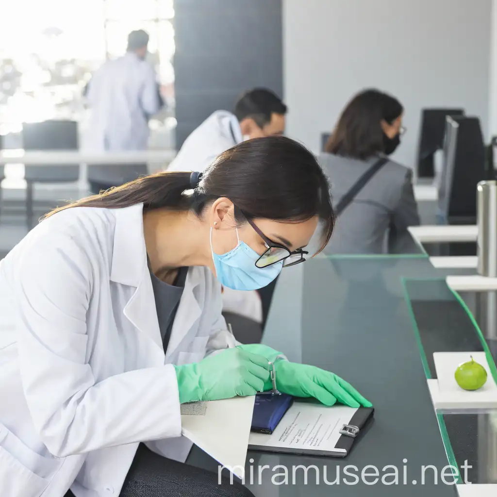 Profile of Female Scientist in Lab Coat