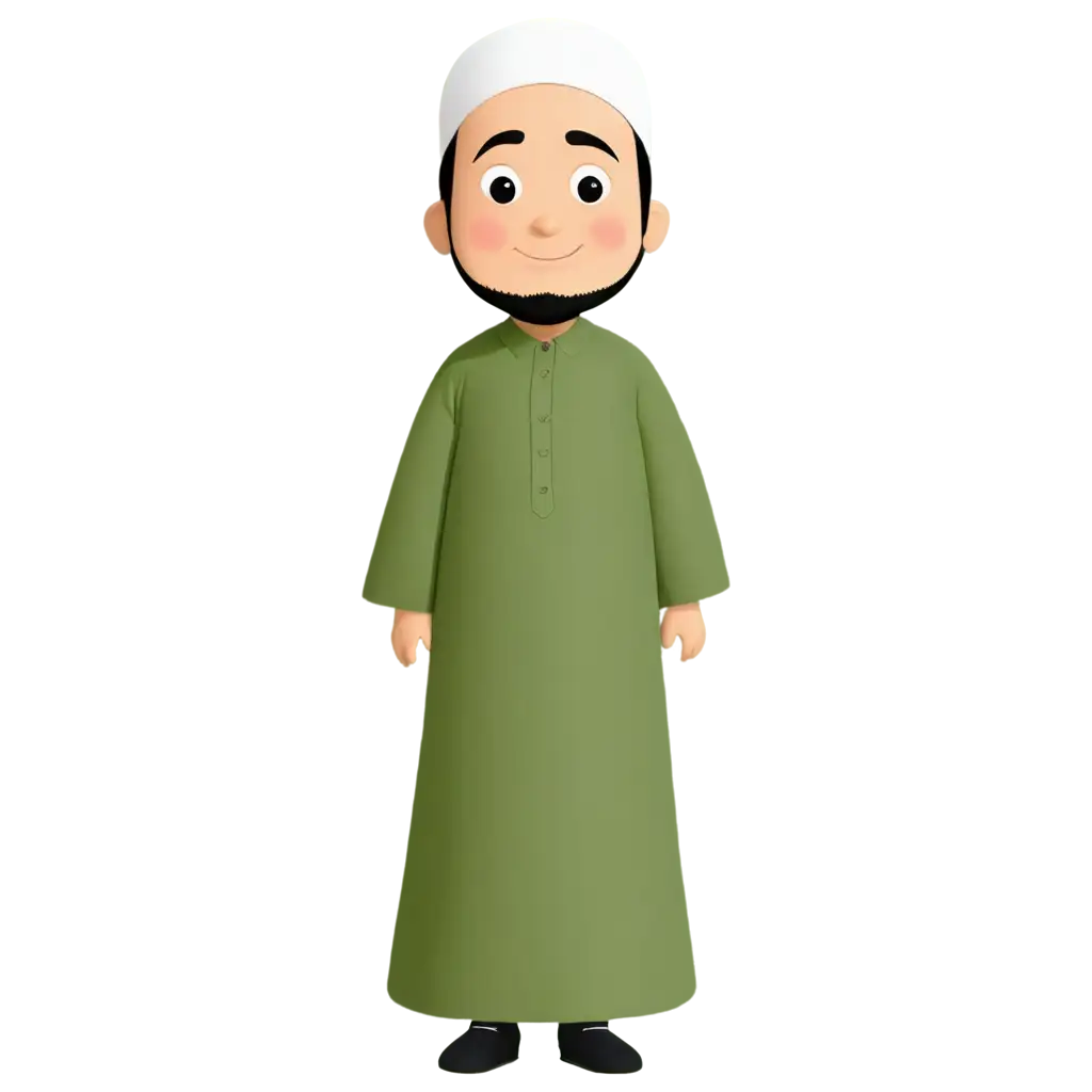 KARTUN-USTADZ-DAN-USTADZAH-PNG-HighQuality-Cartoon-Teacher-PNG-Image-for-Diverse-Applications