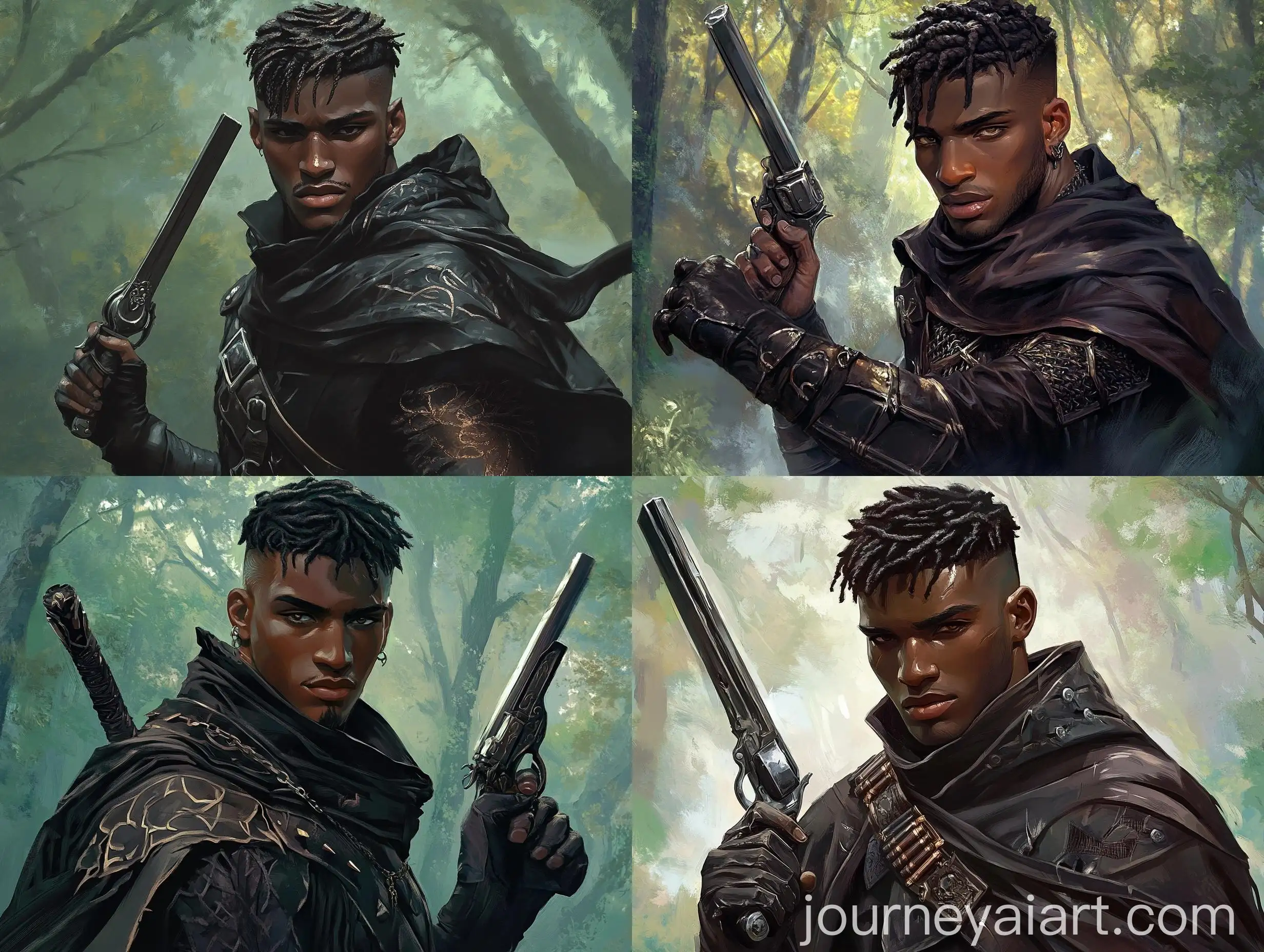 Bandit-Swordsman-with-Flintlock-Pistol-in-Forest-Ambush