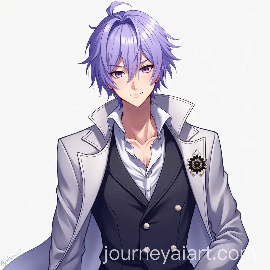 Handsome-Anime-Man-Portrait-with-Lavender-Blue-Hair-and-Stylish-Outfit