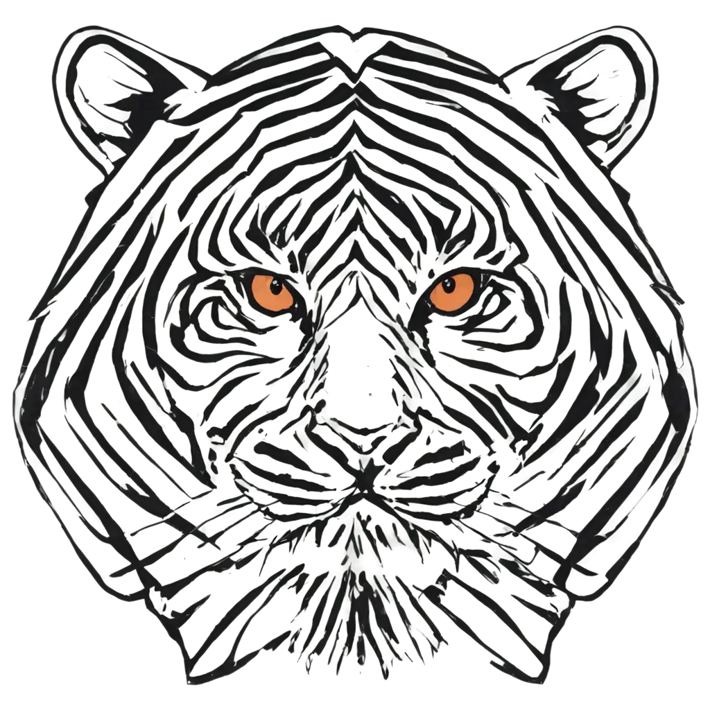 Modern-Geometric-Tiger-PNG-Stylized-Design-with-Clean-Lines-and-Angular-Patterns