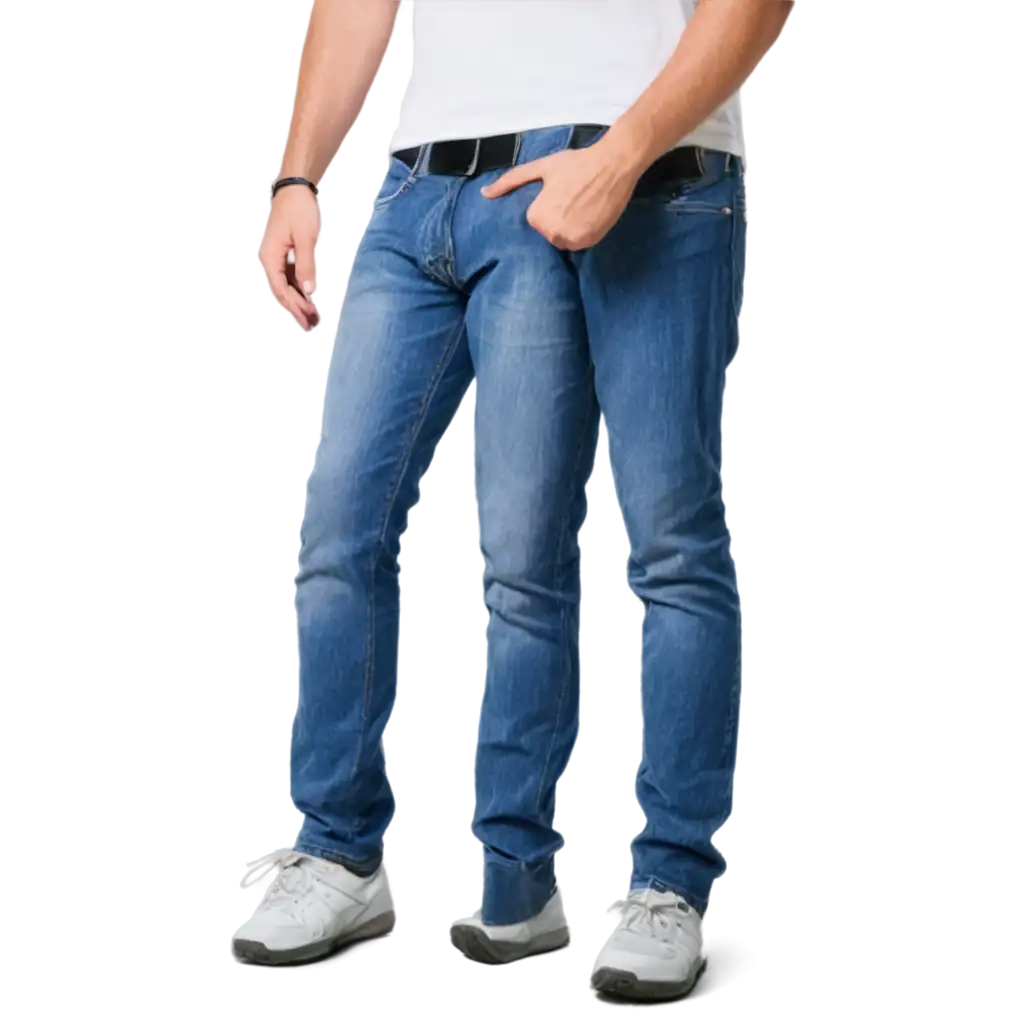 Mens-Jeans-Trouser-PNG-Image-HighQuality-Transparent-Background-for-Versatile-Use