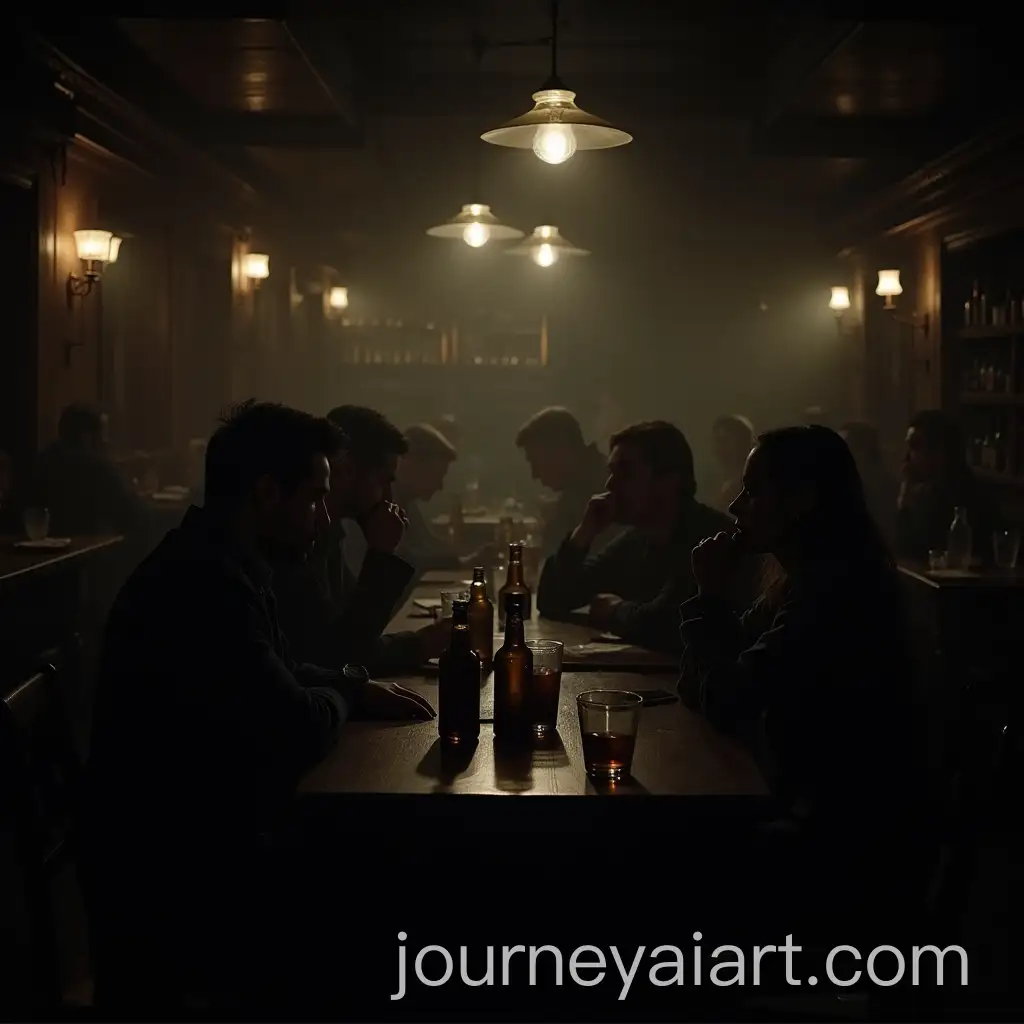 Mysterious-and-Suspenseful-Bar-Scene-with-Customers-and-Flickering-Lights
