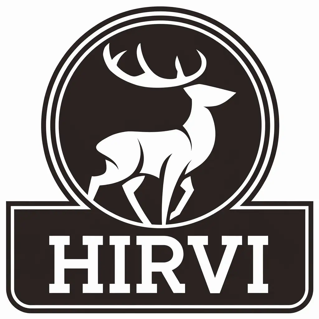 LOGO Design For Hirvi Elegant Vector Logo with Deer Symbol for Travel Industry