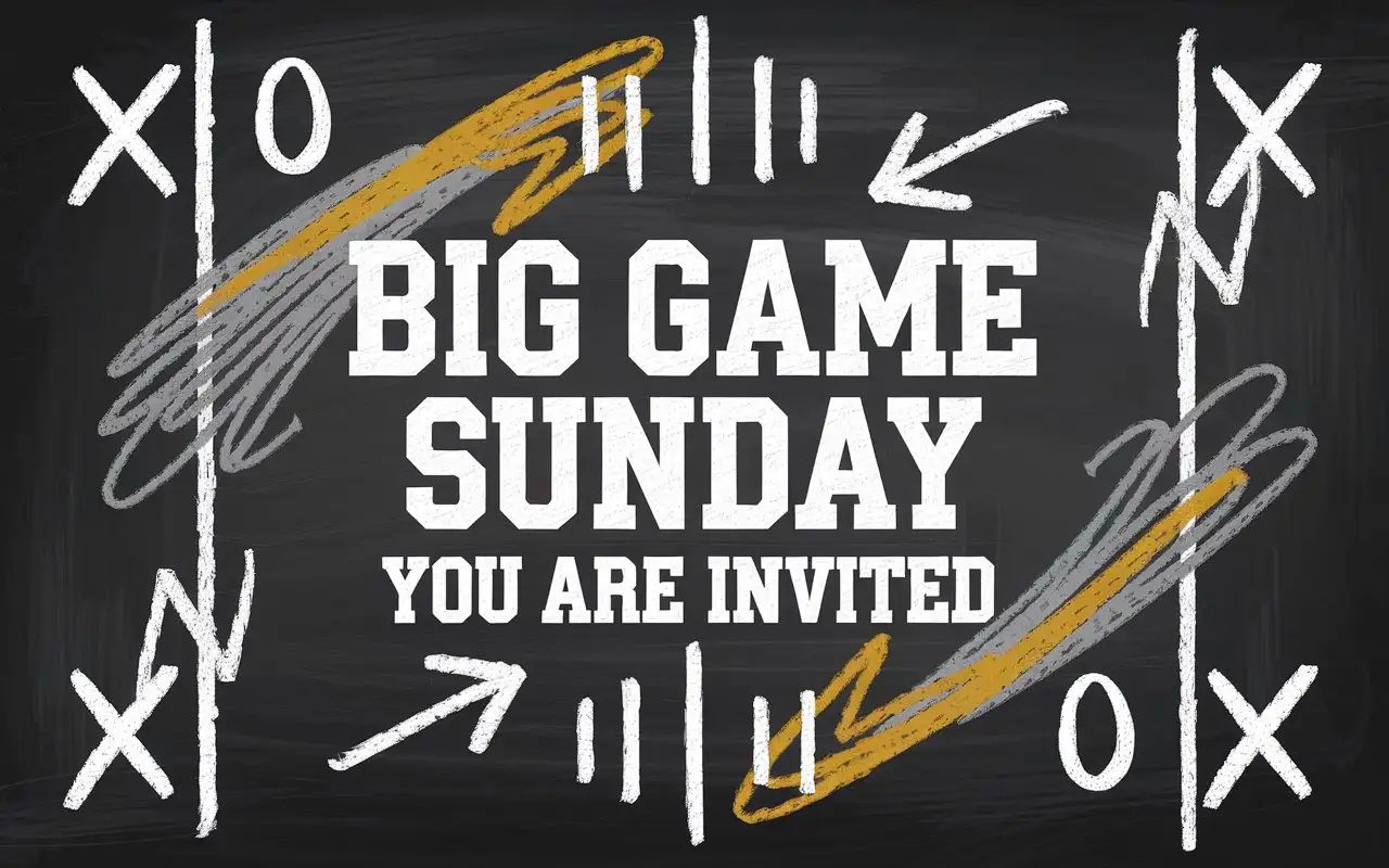 Big-Game-Sunday-Invitation-with-Chalkboard-Design-and-Playbook-Markings