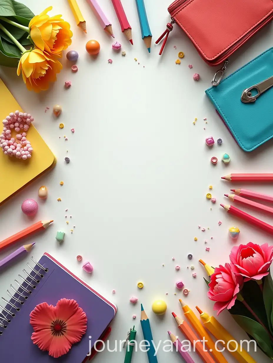 Back-to-School-Supplies-with-Candy-and-Flowers-for-Primary-Students