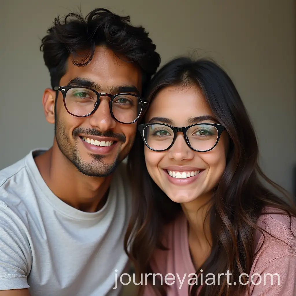 Rohit-and-Damanee-Portrait-with-Glasses
