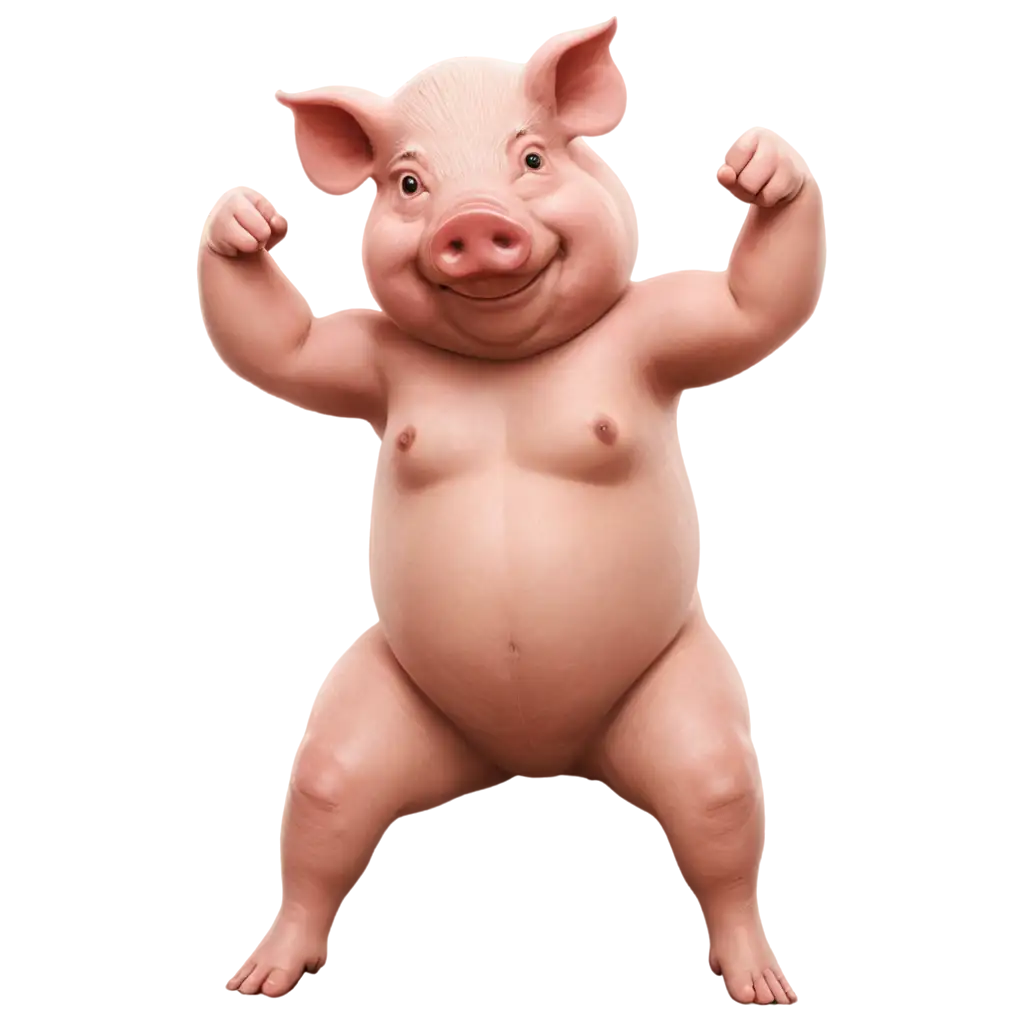 Powerful-Pig-with-Muscles-PNG-Image-Enhance-Your-Projects-with-Strength-and-Character