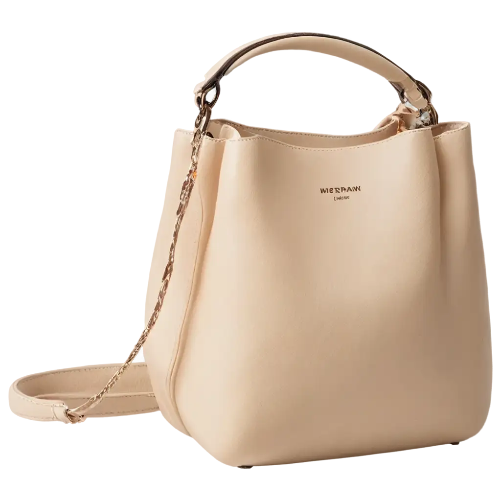 little female bag in milky color