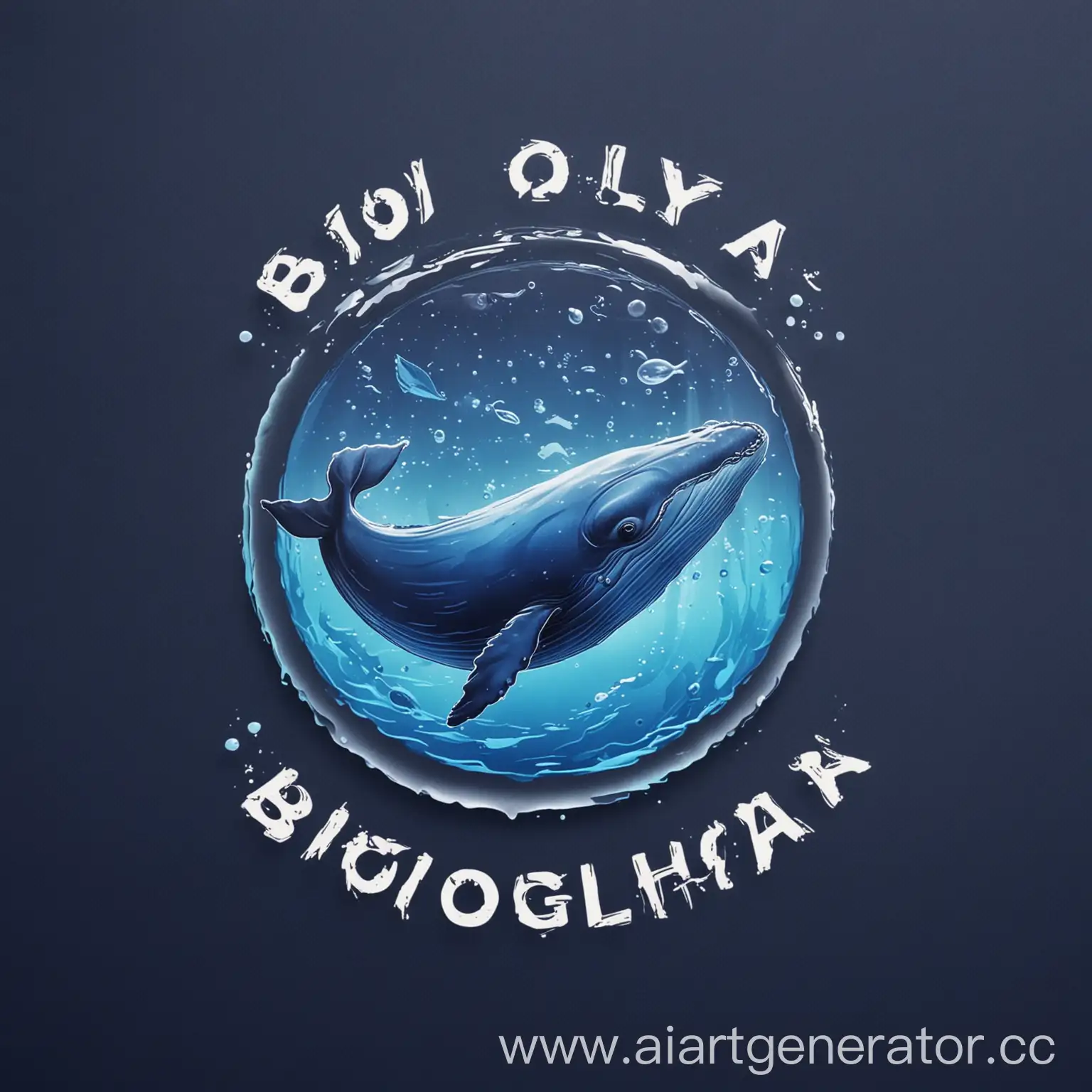 Biology-Logo-Featuring-Isolomov-AA-with-Blue-Whale-Element-in-Gradient-Blue